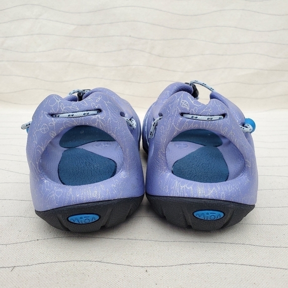 Mion by Keen Youth Purple Flowers Sandals Shoes Waterproof Hiking Swim Size 3 - Picture 5 of 10